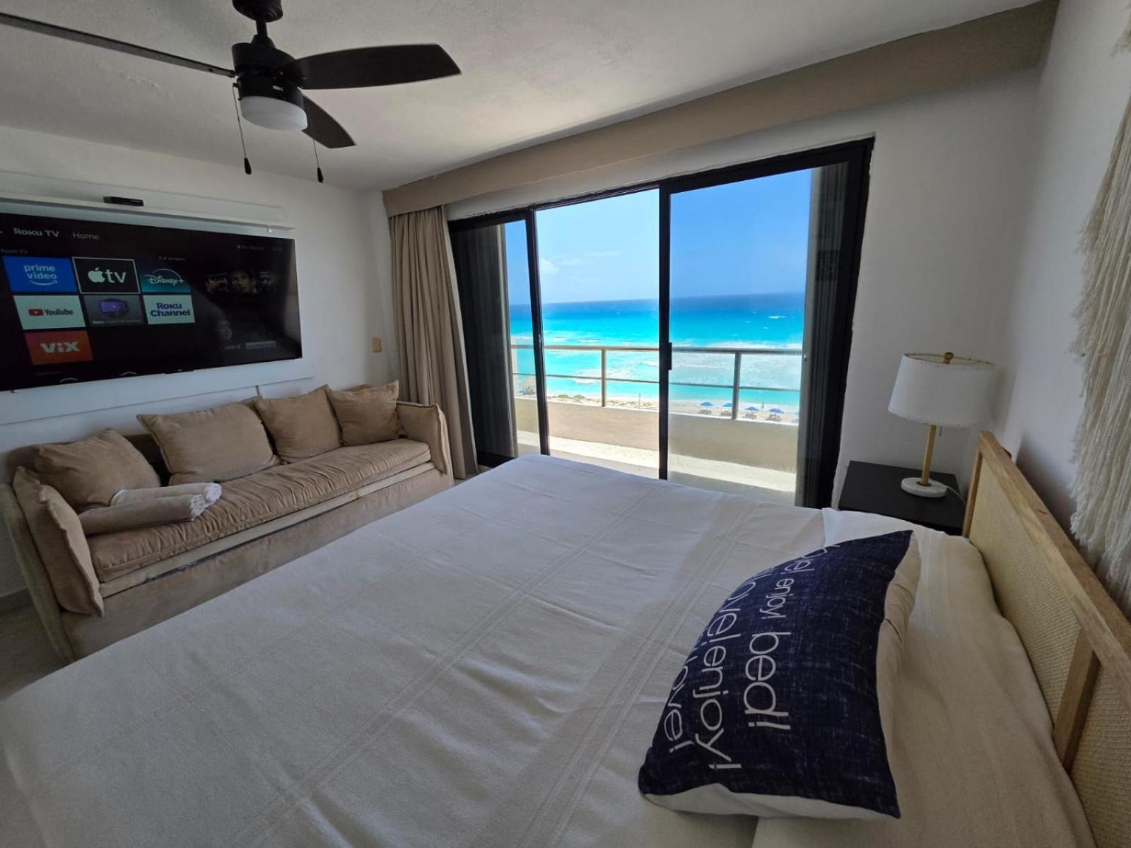 Perfect Vacation Getaway,Ocean View,Wifi, Beach Cancún Exteriér fotografie